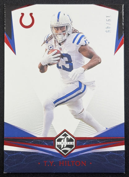 T.Y. Hilton 2020 Panini Limited Ruby Spotlight /49 Colts