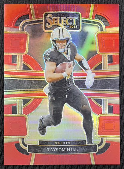 Taysom Hill 2023 Panini Select Red Prizms /99 Saints