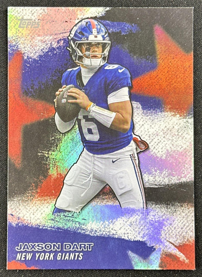 Jaxson Dart 2026 Topps Flagship NFL Stars Giants