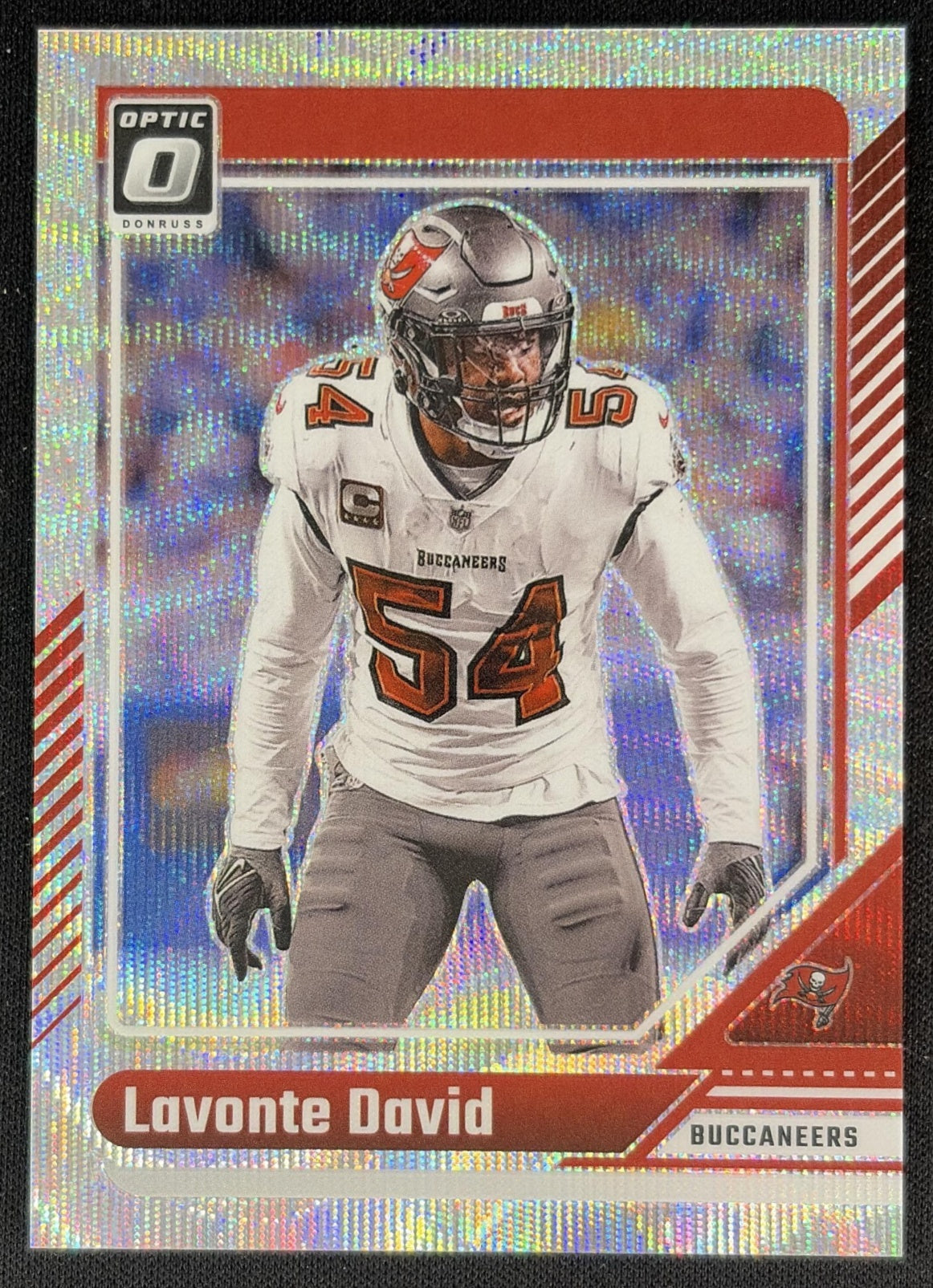 Lavonte David 2024 Panini Donruss Optic Wave /300 Buccaneers front