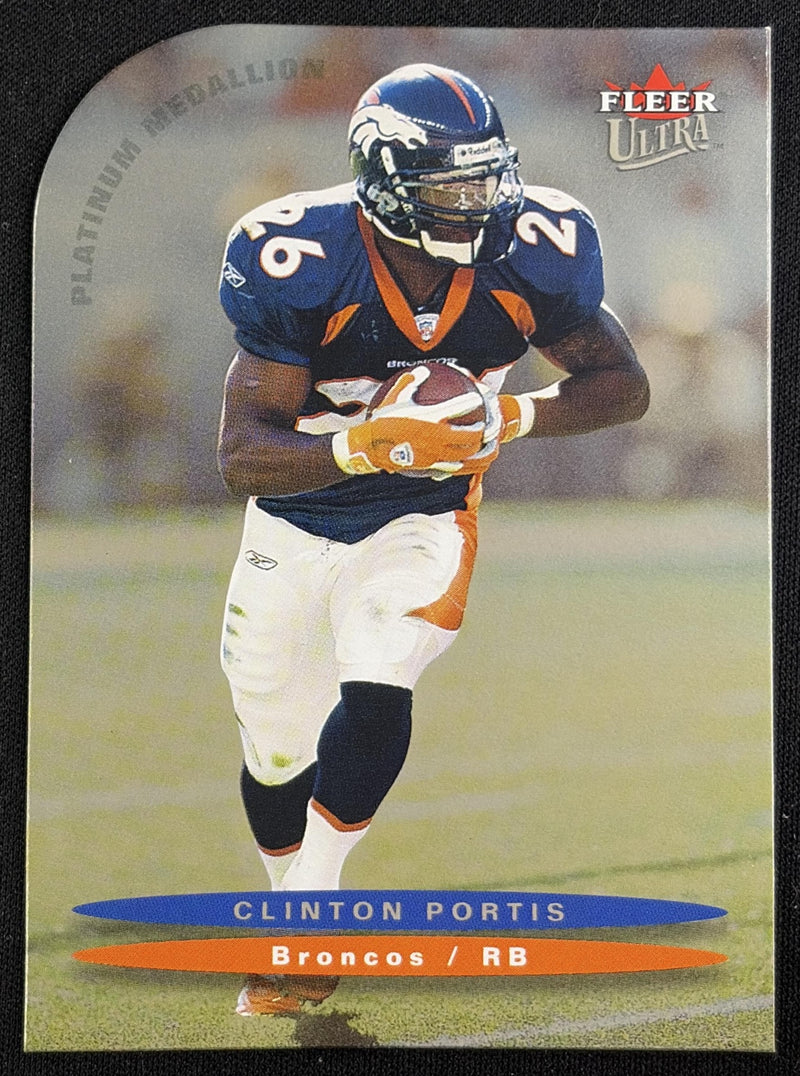 Clinton Portis 2003 Fleer Ultra Platinum Medallion /100 Broncos