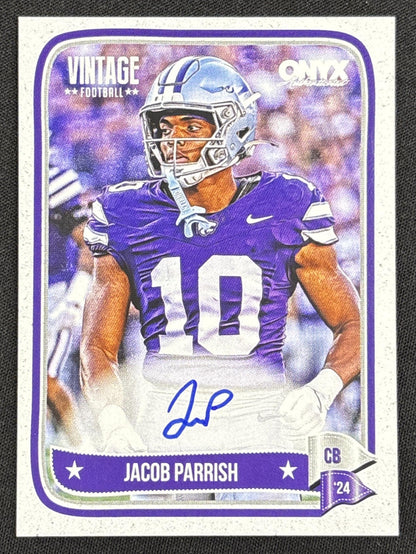 Jacob Parrish 2024 Onyx Vintage Collection Auto (Auto May Vary)
