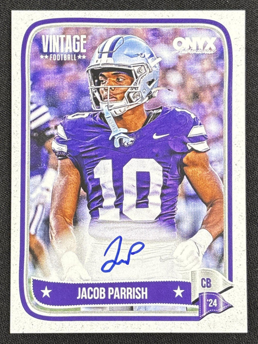 Jacob Parrish 2024 Onyx Vintage Collection Auto (Auto May Vary)