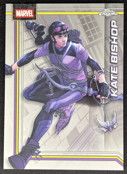 Kate Bishop 2026 Topps Chrome Marvel Comics