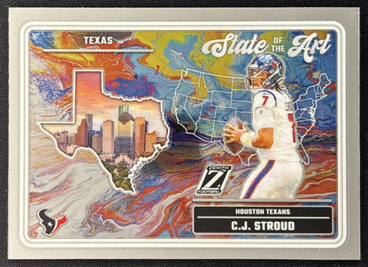 C.J. Stroud 2024 Panini Zenith State of the Art Texans front