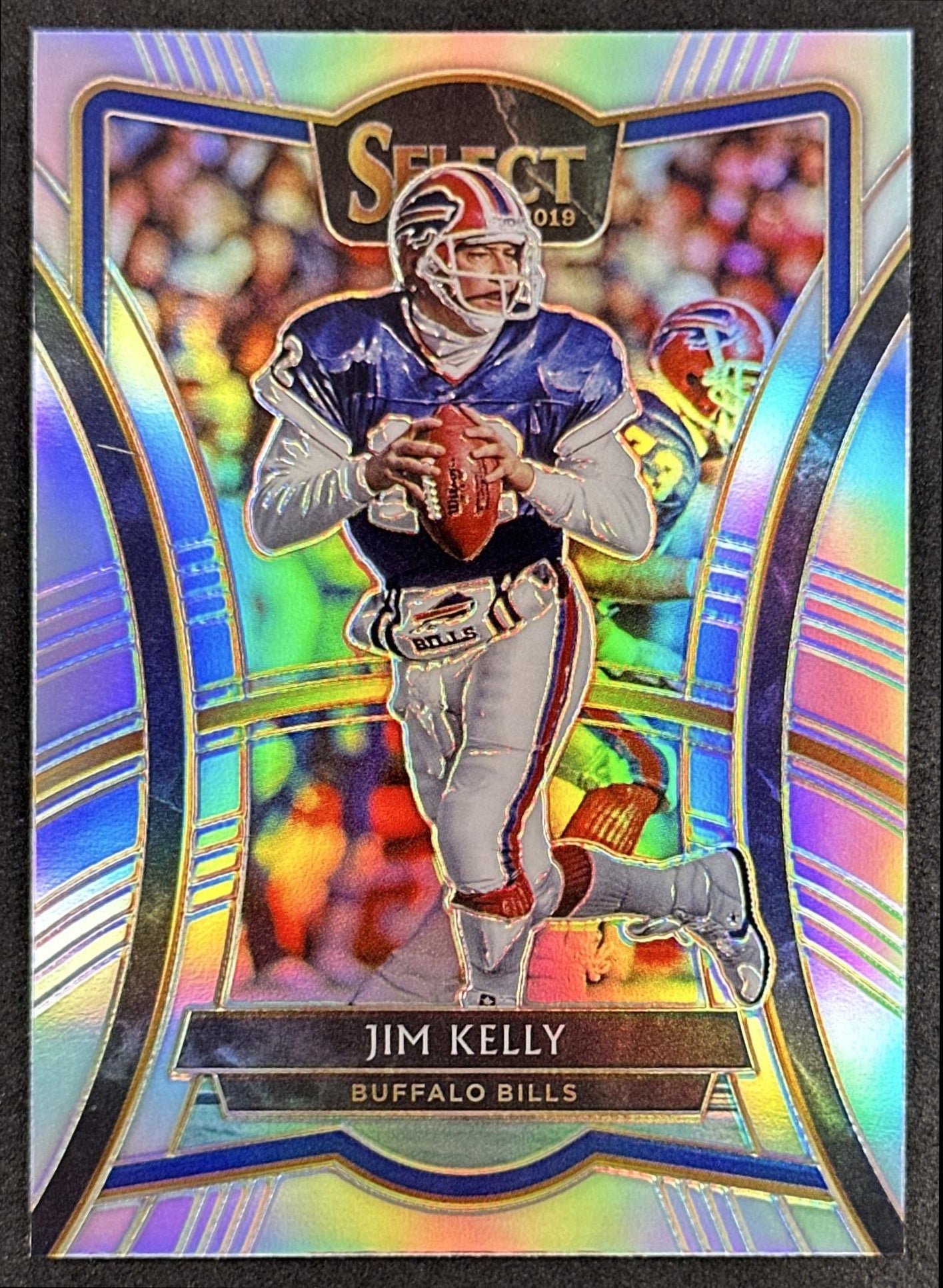 Jim Kelly 2019 Panini Select Silver Prizm Bills