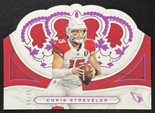 Chris Streveler 2020 Panini Chronicles Crown Royale Pink /25 Cardinals front