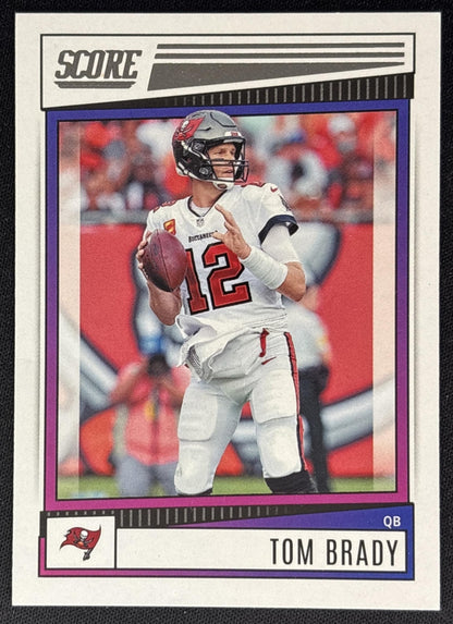 Tom Brady 2022 Panini Score Buccaneers Sports Trading Cards