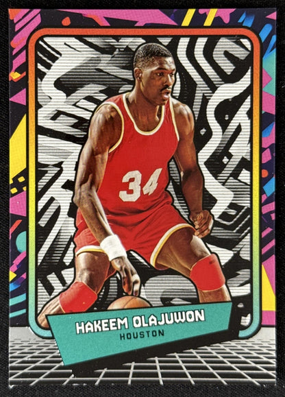 Hakeem Olajuwon 2026 Panini 90s Pop Culture Sports Trading Card