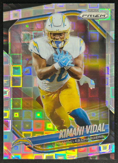 Kimani Vidal 2025 Panini Prizm Pandora /400 Chargers Sports Trading Cards
