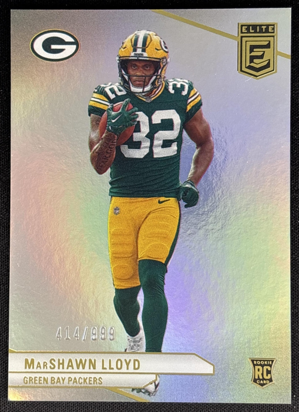 MarShawn Lloyd 2024 Panini Donruss Elite /999 Packers front
