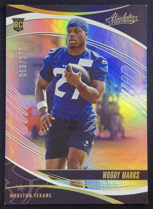 Woody Marks 2025 Panini Absolute Rookies Spectrum /375 Texans Houston Texans
