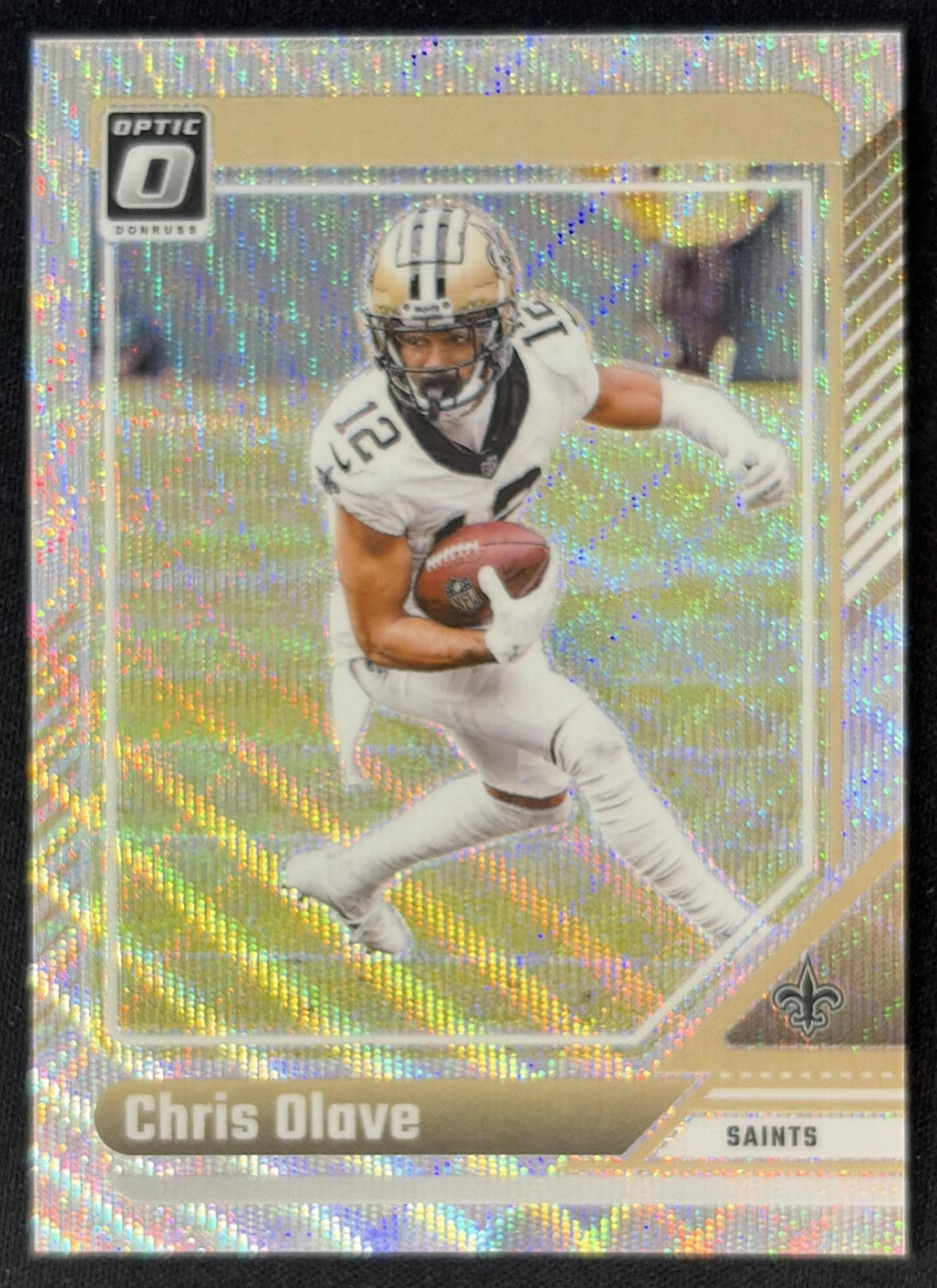 Chris Olave 2024 Panini Donruss Optic Wave /300 Saints Sports Trading Cards