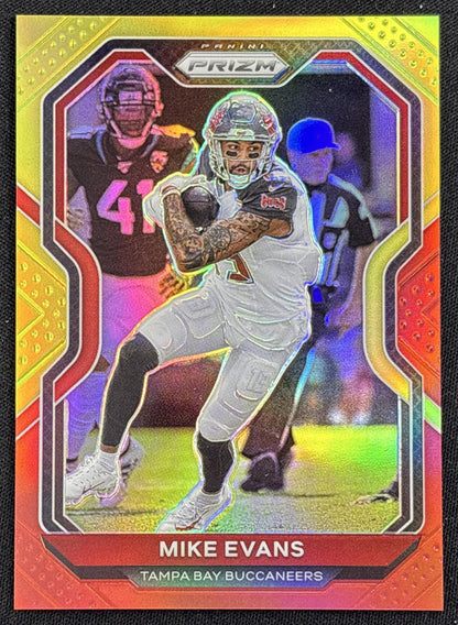 Mike Evans 2020 Panini Prizm Red and Yellow /49 Buccaneers