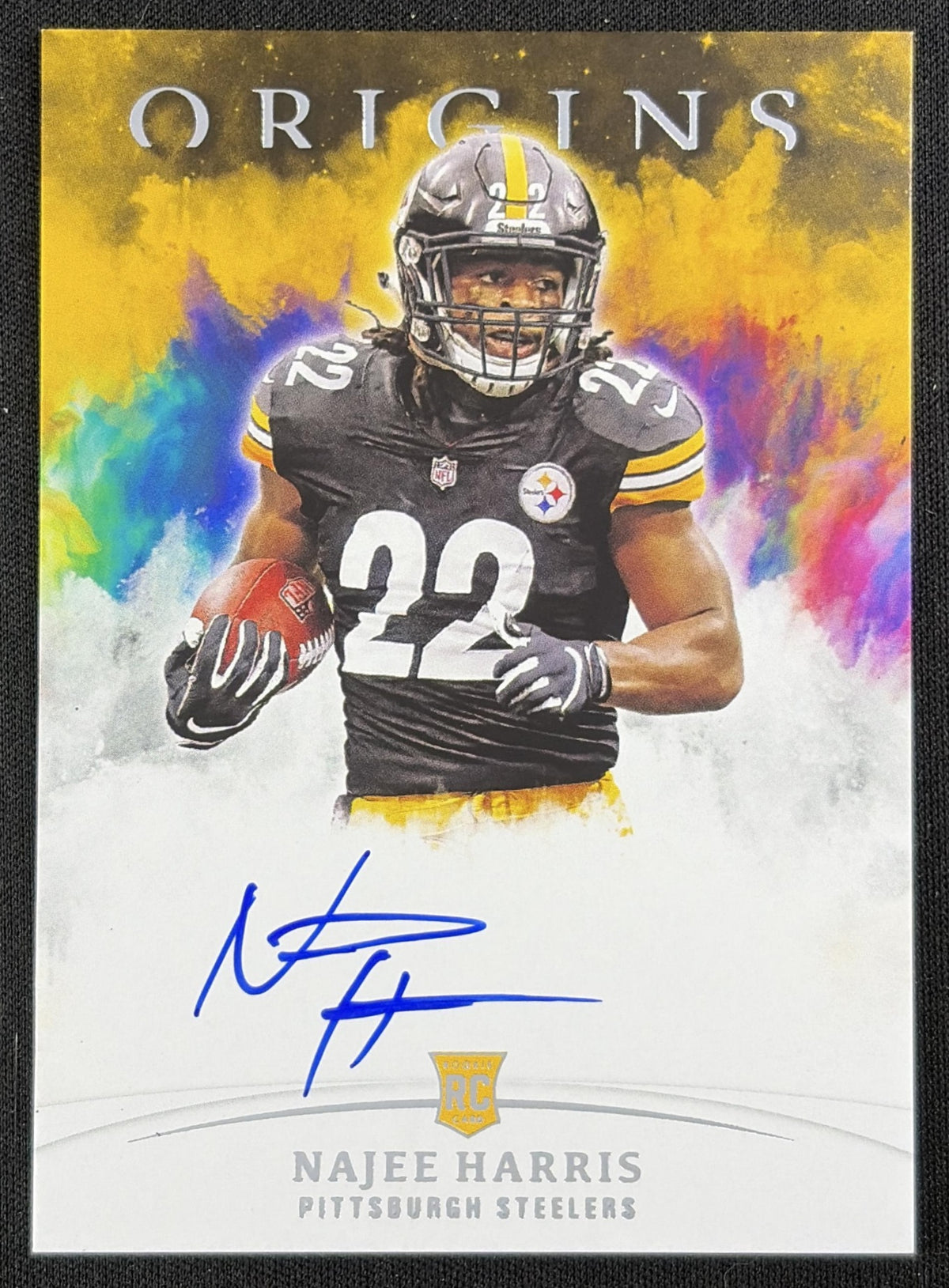 Najee Harris 2021 Panini Origins Rookie Auto Steelers