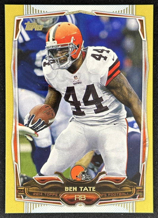Ben Tate 2014 Topps Gold /2014 Browns Sports Trading Card