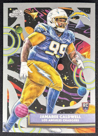 Justin Herbert 2025 Topps Cosmic Chrome Chargers front