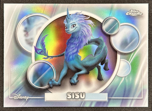 Sisu 2026 Topps Chrome Disney Refractor Raya and the Last Dragon Front