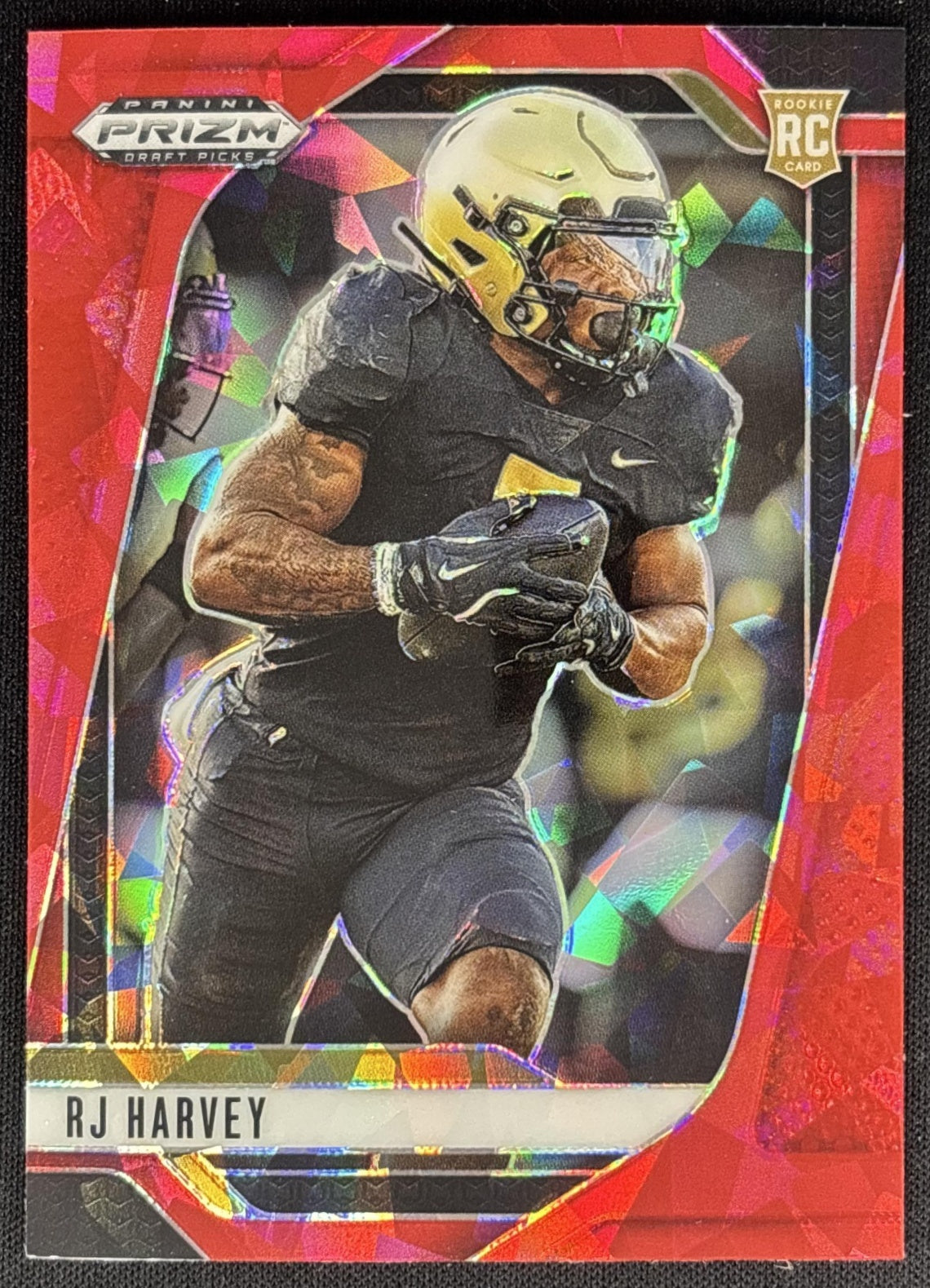 RJ Harvey 2025 Panini Prizm Draft Picks Red Ice Knights Sports Trading Cards