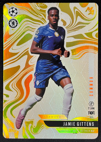Jamie Gittens 2025 Match Attax Madness UEFA Champions League Common Chelsea Sports Trading Cards