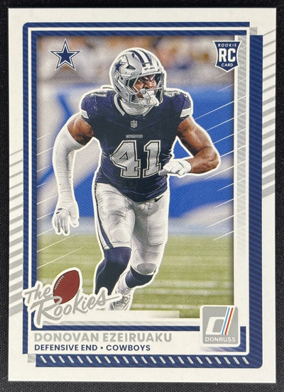 Donovan Ezeiruaku 2025 Panini Donruss Rookies & Highlights Cowboys Sports Trading Cards