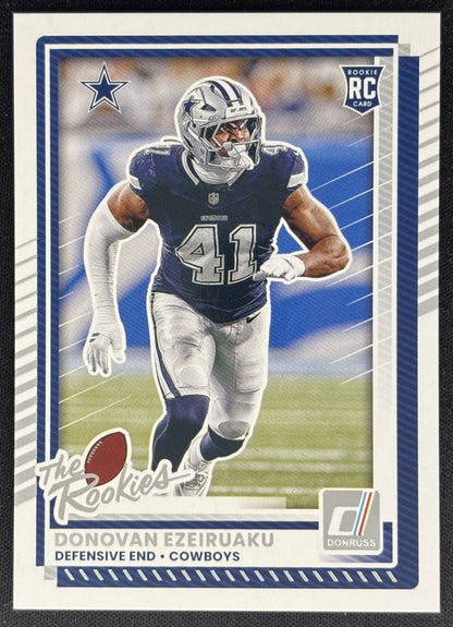 Donovan Ezeiruaku 2025 Panini Donruss Rookies & Highlights Cowboys Sports Trading Cards