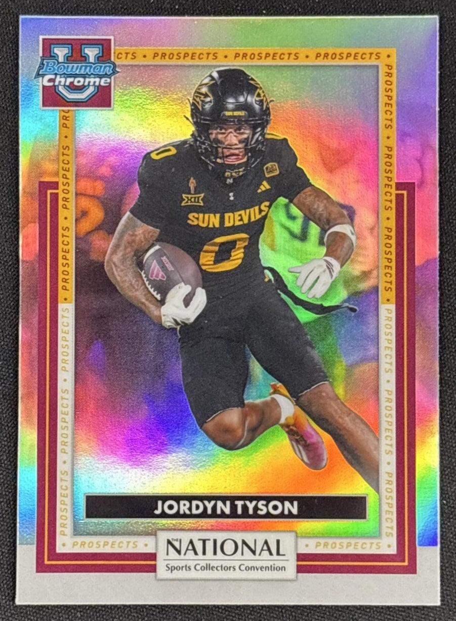Jordyn Tyson 2026 Topps NSCC Collection Bowman U Chrome Default Title Sports Trading Cards