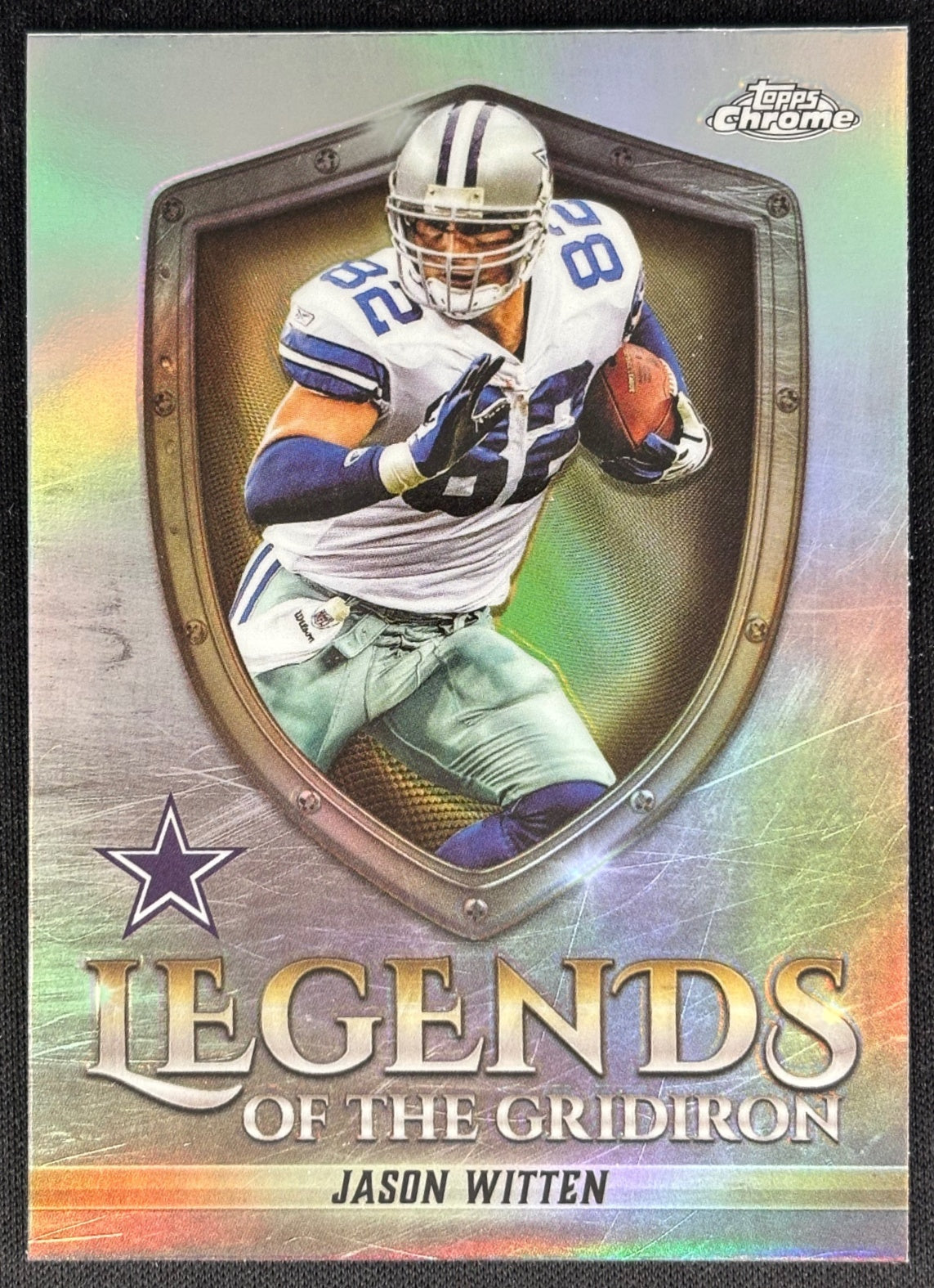 Jason Witten 2025 Topps Chrome Legends of the Gridiron Refractor Cowboys Sports Trading Cards