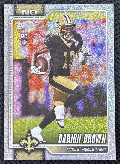 Barion Brown 2026 Topps Sandglitter Saints Sports Trading Card