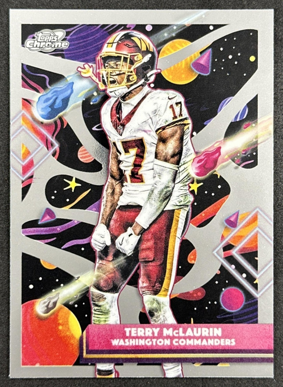 Terry McLaurin 2025 Topps Cosmic Chrome Commanders front
