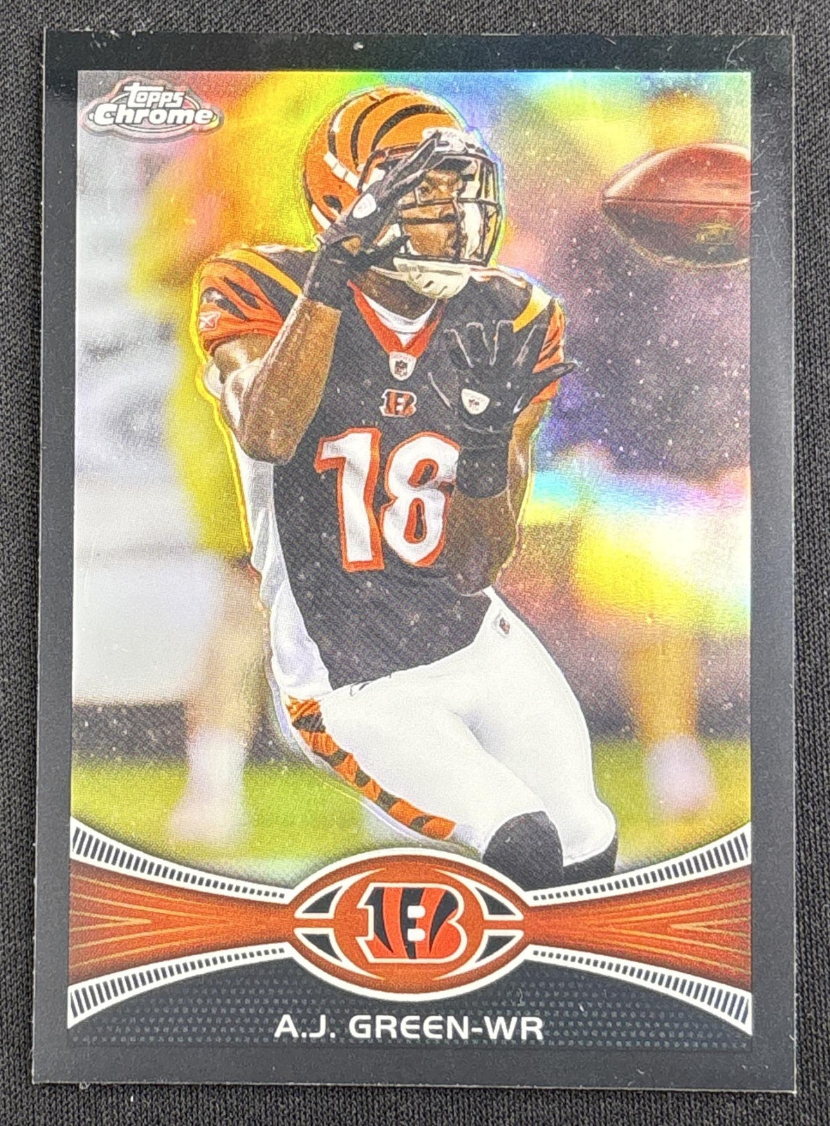 A.J. Green 2012 Topps Chrome Black Refractor /299 Bengals