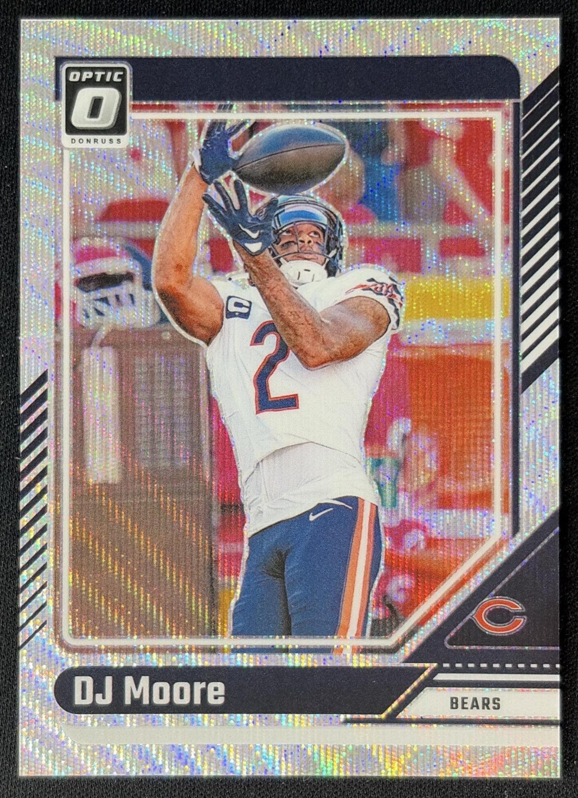 DJ Moore 2024 Panini Donruss Optic Wave /300 Bears Sports Trading Cards