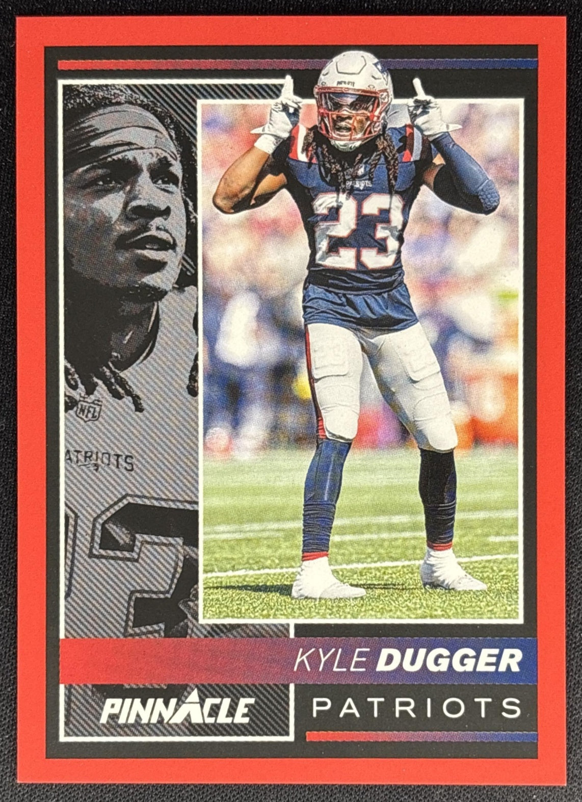 Kyle Dugger 2024 Panini Encore Red /49 Patriots
