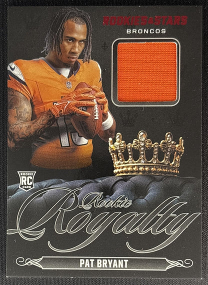 Pat Bryant 2025 Panini Rookies & Stars Rookie Royalty Broncos