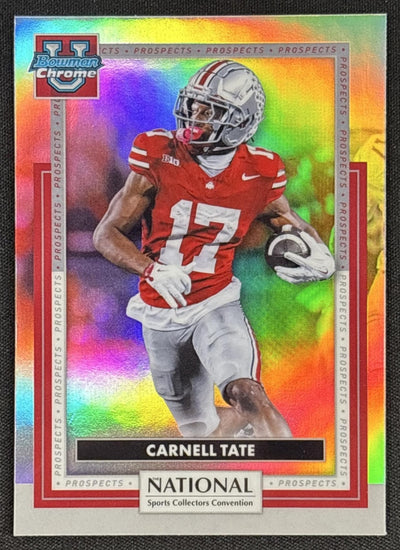 Carnell Tate 2026 Topps NSCC Collection Bowman U Chrome Sports Trading Cards