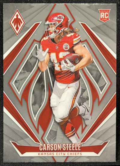 Carson Steele 2024 Panini Phoenix Chiefs Sports Trading Card