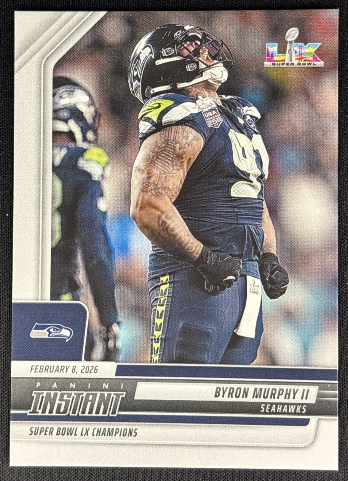 Byron Murphy II 2026 Panini Instant Super Bowl LIX Champions Seattle Seahawks