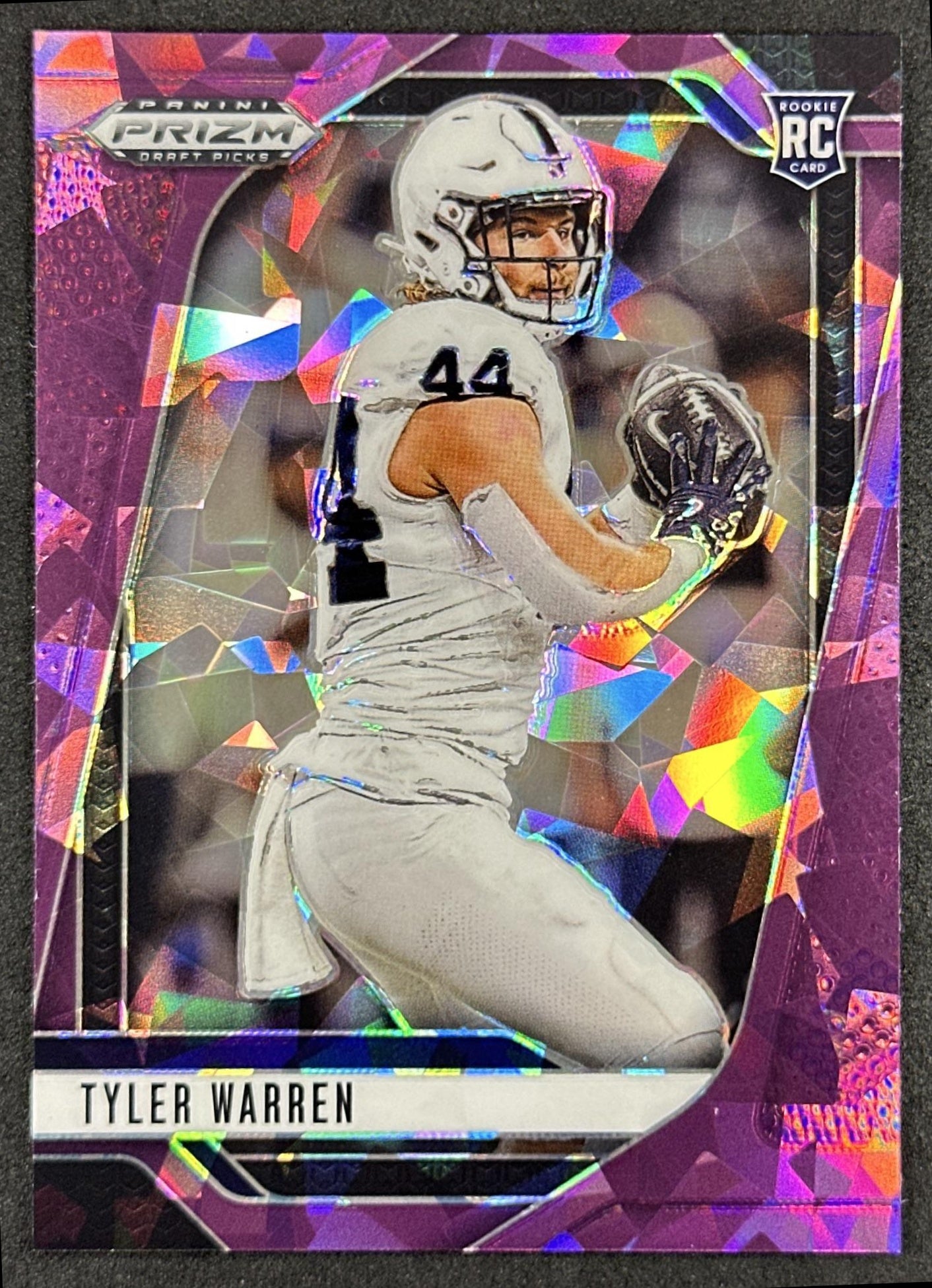 Tyler Warren 2025 Panini Prizm Draft Picks Purple Ice /199 Nittany Lions Colts