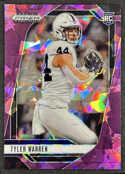 Tyler Warren 2025 Panini Prizm Draft Picks Purple Ice /199 Nittany Lions Colts