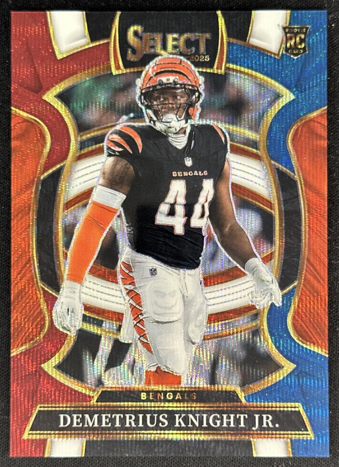 Demetrius Knight Jr. 2025 Panini Select Concourse Tri-Color Prizm /399 Rookie Bengals Sports Trading Cards