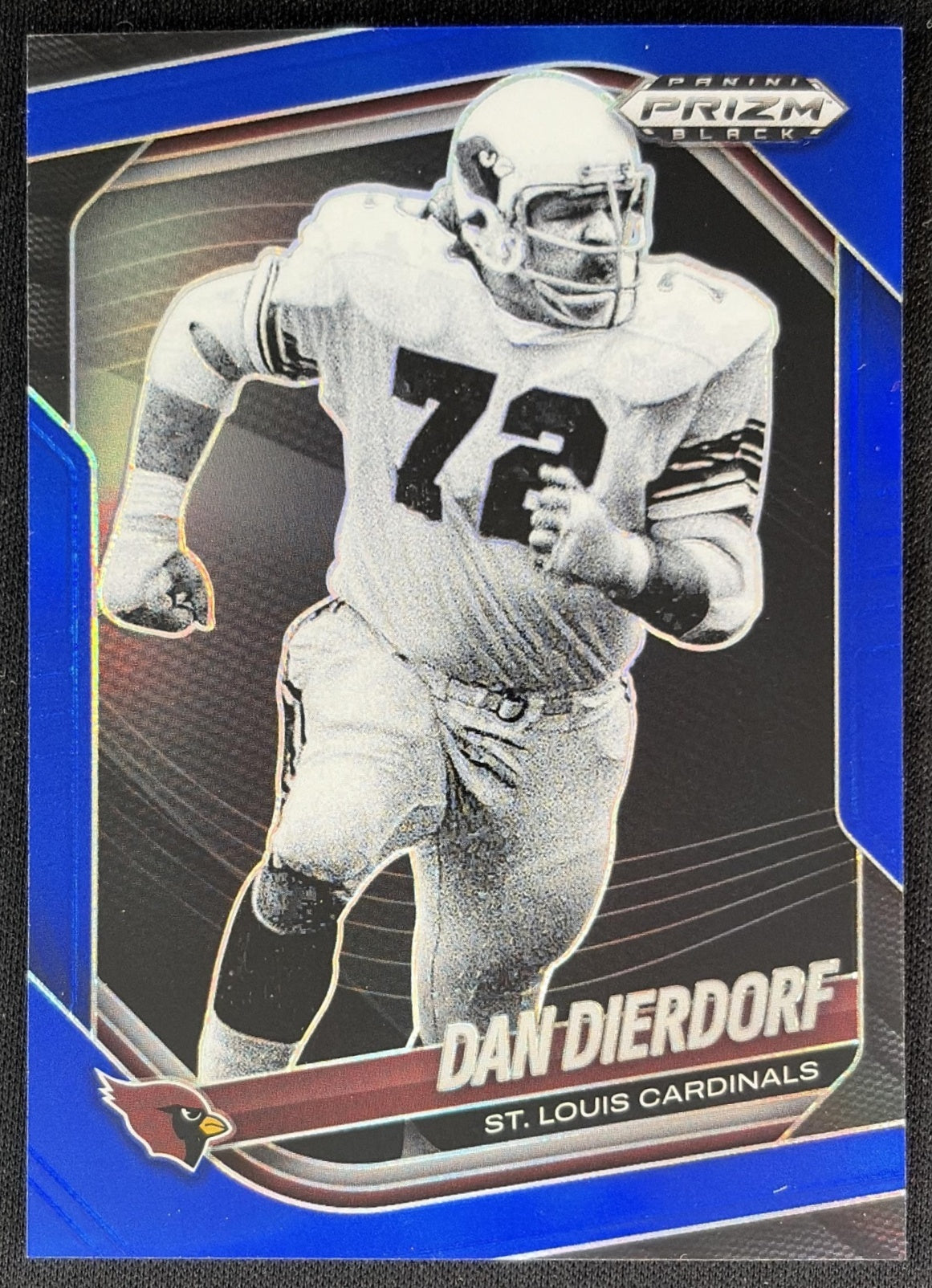 Dan Dierdorf 2025 Panini Prizm Black Blue /199 Cardinals
