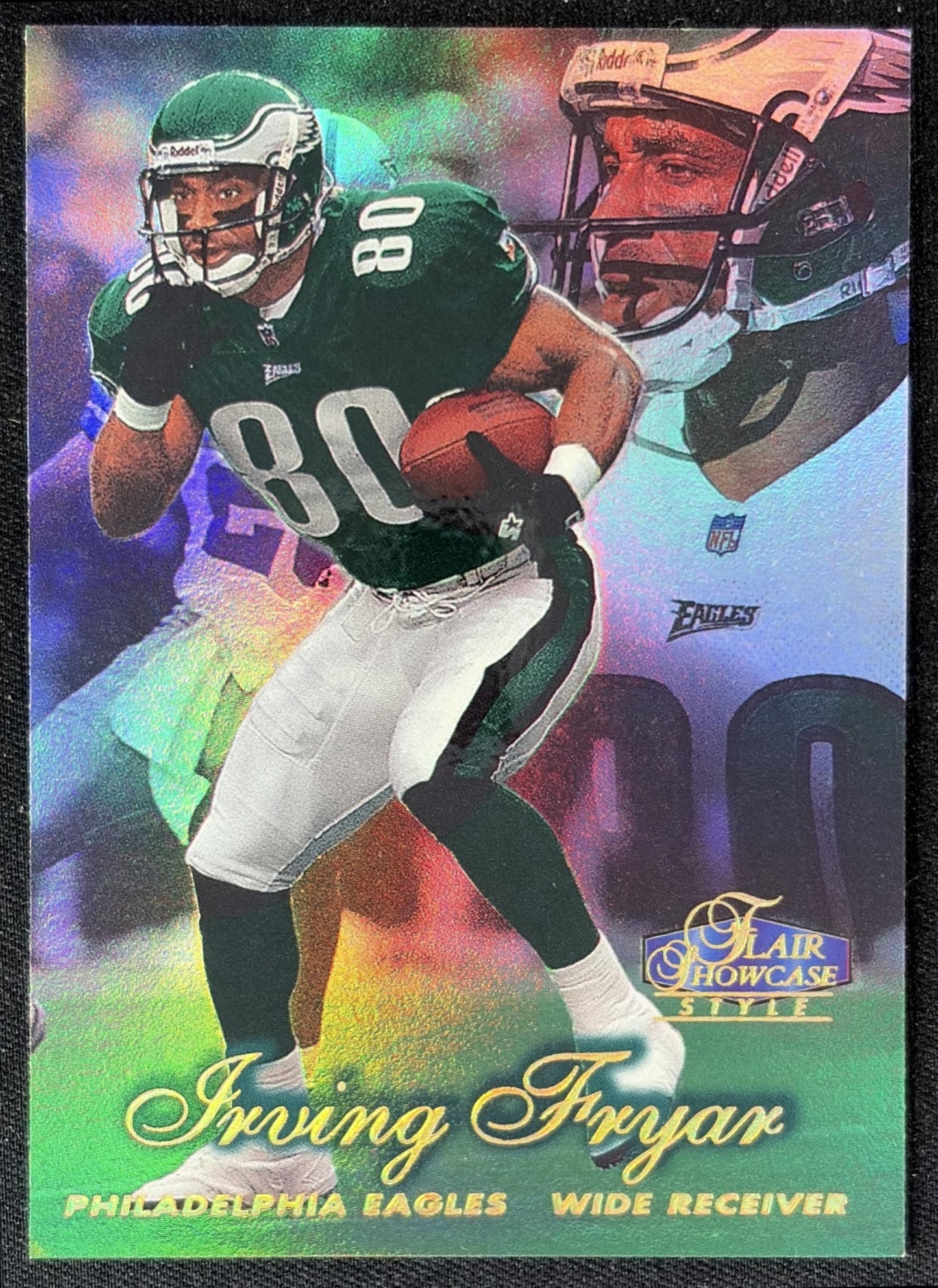 Irving Fryar 1998 Fleer Flair Showcase Row 2 Style Eagles