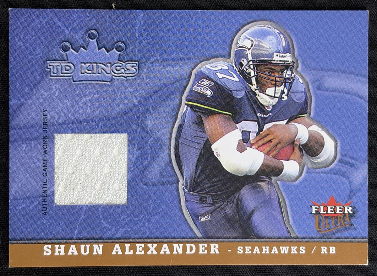 Shaun Alexander 2005 Fleer Ultra TD Kings Patch Seahawks Seattle Seahawks
