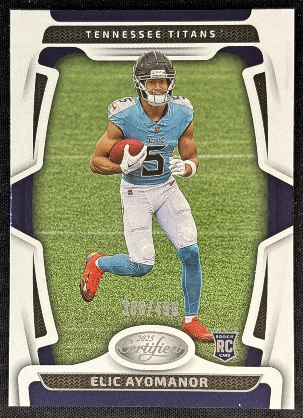 Elic Ayomanor 2025 Panini Certified Rookies Mirror /399