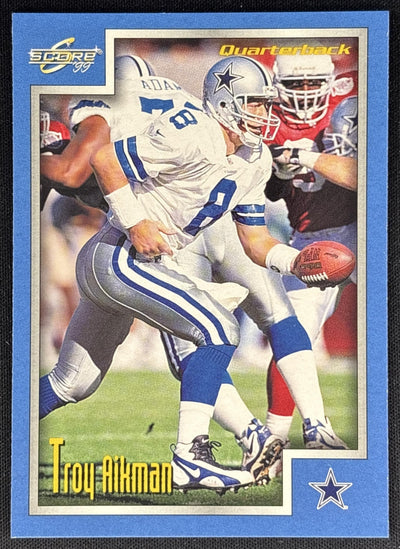 Troy Aikman 1999 Score Cowboys 1 Sports Trading Cards