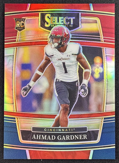 Ahmad "Sauce" Gardner 2022 Panini Select Tri Color Prizm /199 Jets