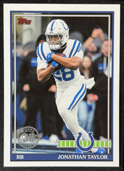 Jonathan Taylor 2026 Topps 1991 Colts front