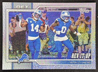Rev It Up 2026 Topps Sandglitter Lions Default Title Sports Trading Card