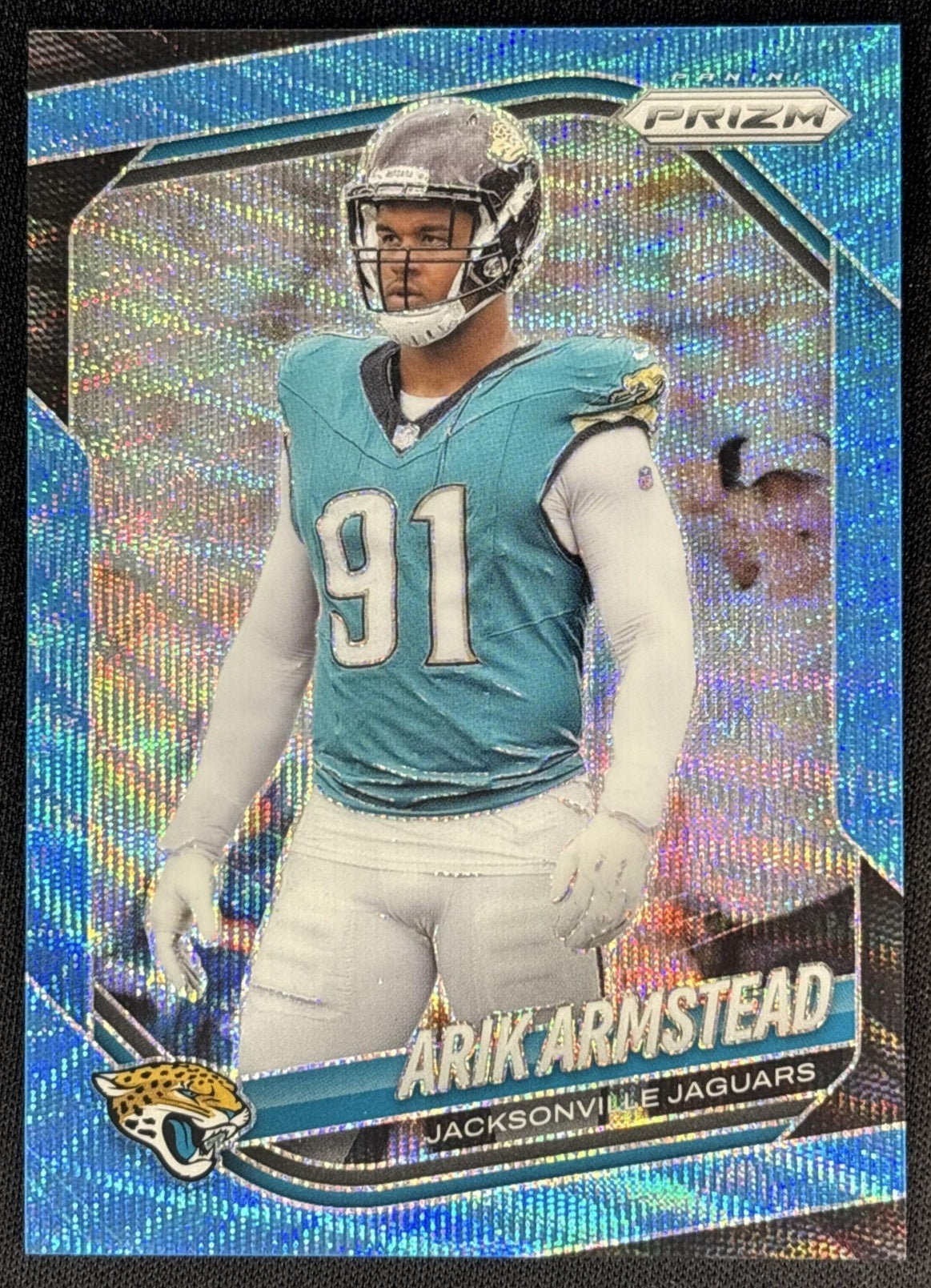 Arik Armstead 2025 Panini Prizm Blue Wave /230 Jaguars
