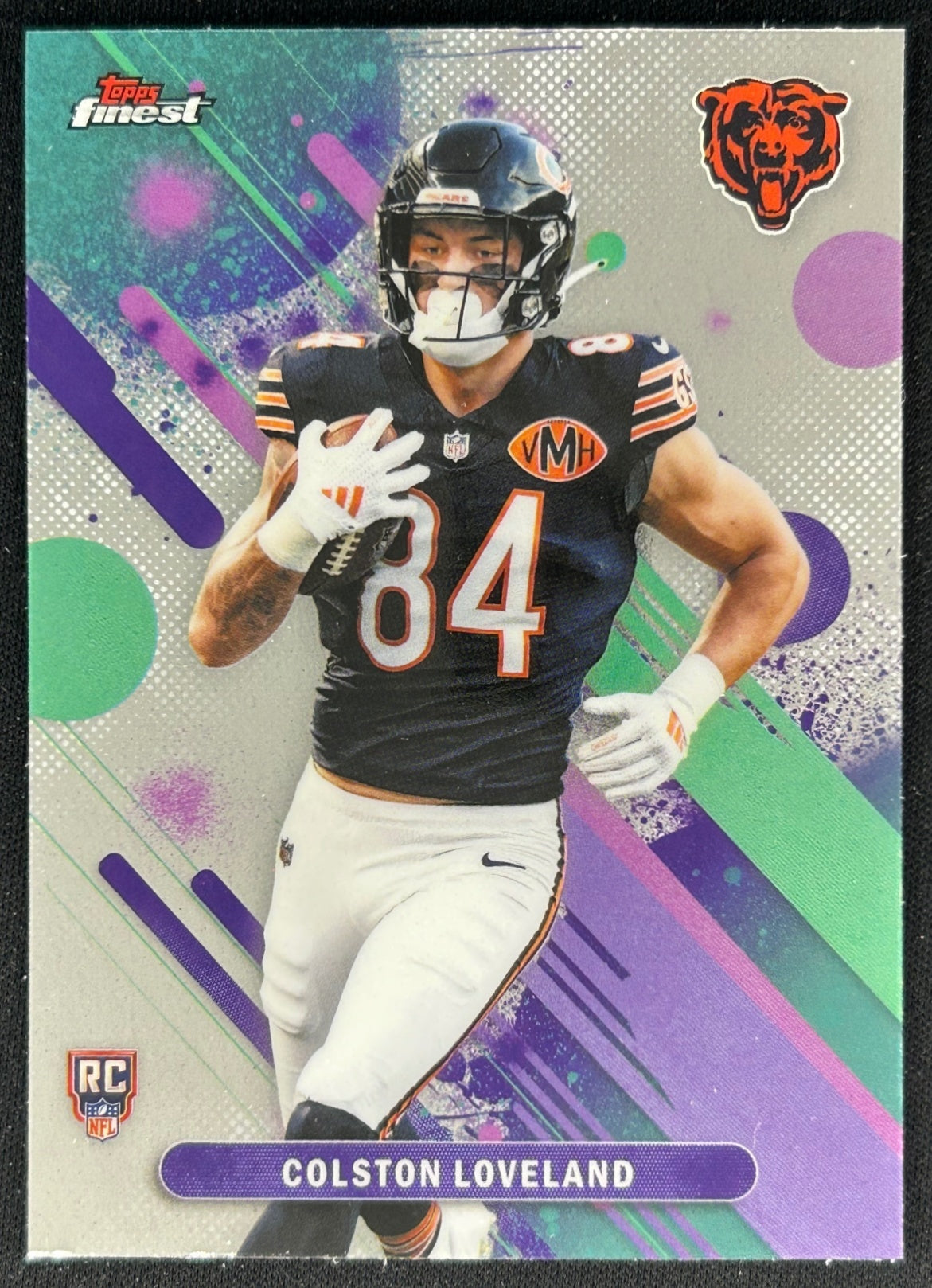 Colston Loveland 2025 Topps Finest Bears Sports Trading Cards